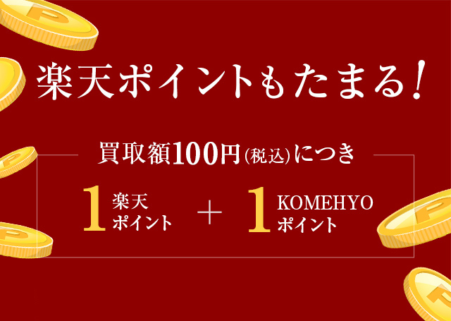 楽天ポイントもたまる！